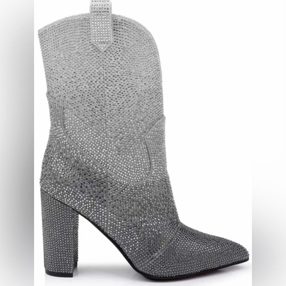 DANIEL X DIAMOND Glitter Ombré Western Boot